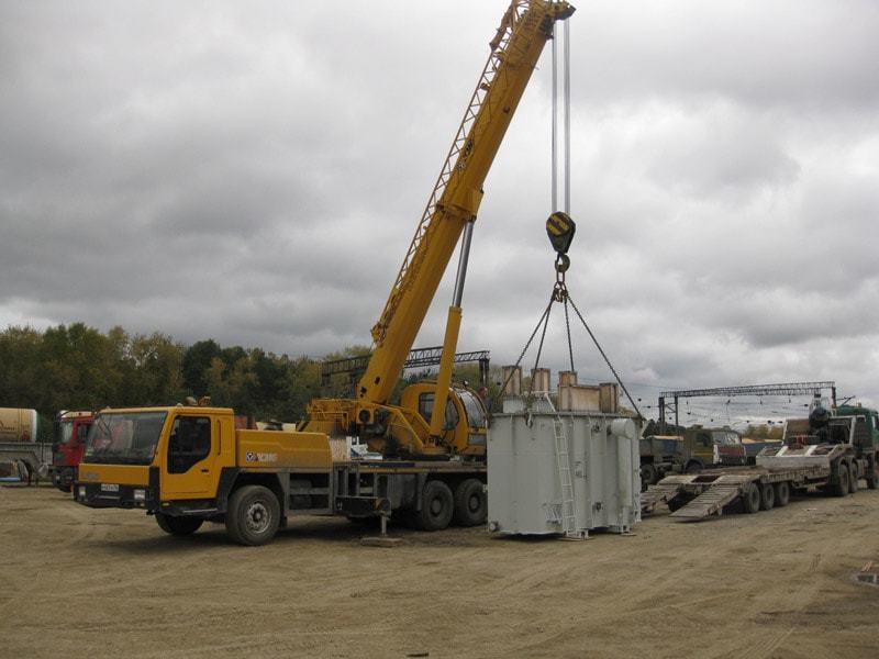 фото погрузочные работы автокраном